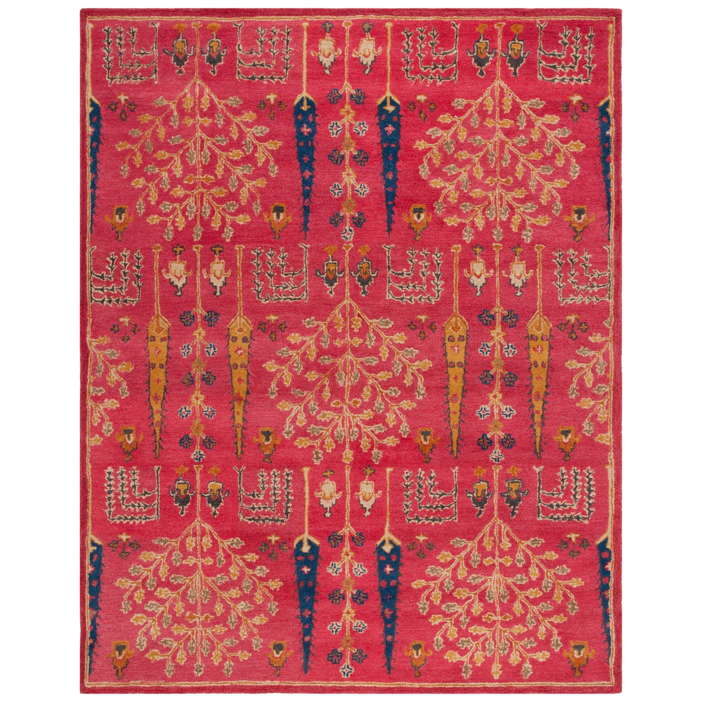 Tapis oriental traditionnel en laine fait main SAFAVIEH, motif floral Heritage Picture Block