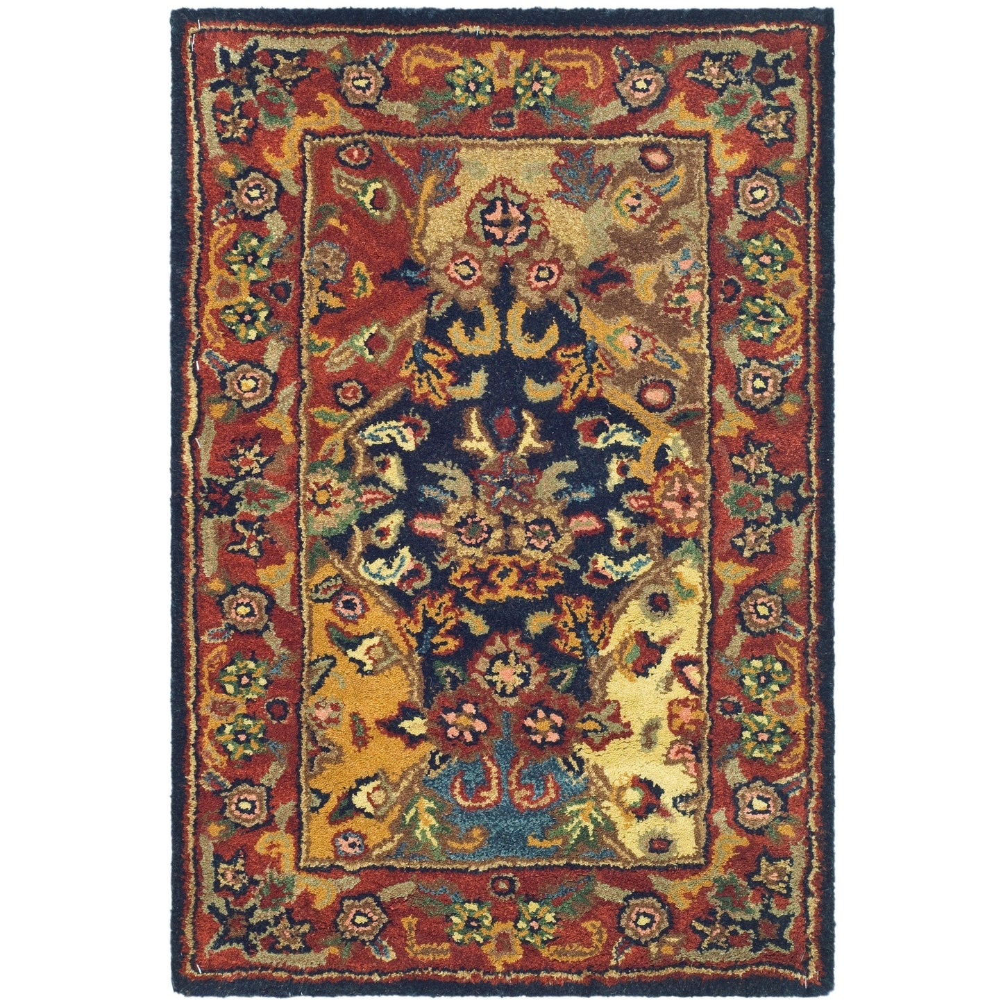 Tapis oriental traditionnel en laine reptilien fait main SAFAVIEH