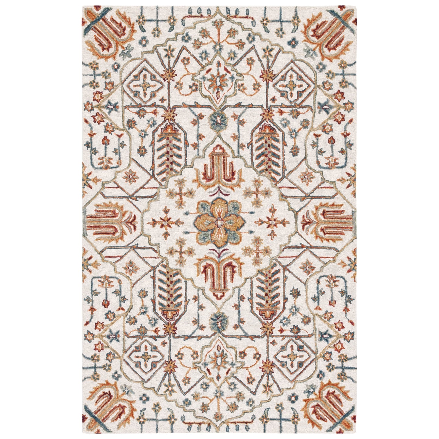 Tapis en laine floral SAFAVIEH Heritage Snjolaug fait main