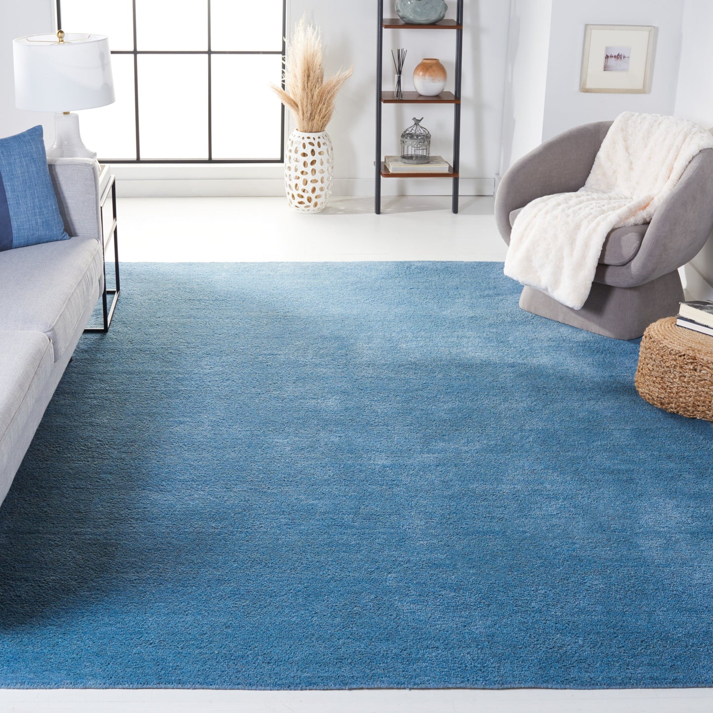 Tapis moderne en laine à carreaux tissés à la main SAFAVIEH Himalaya