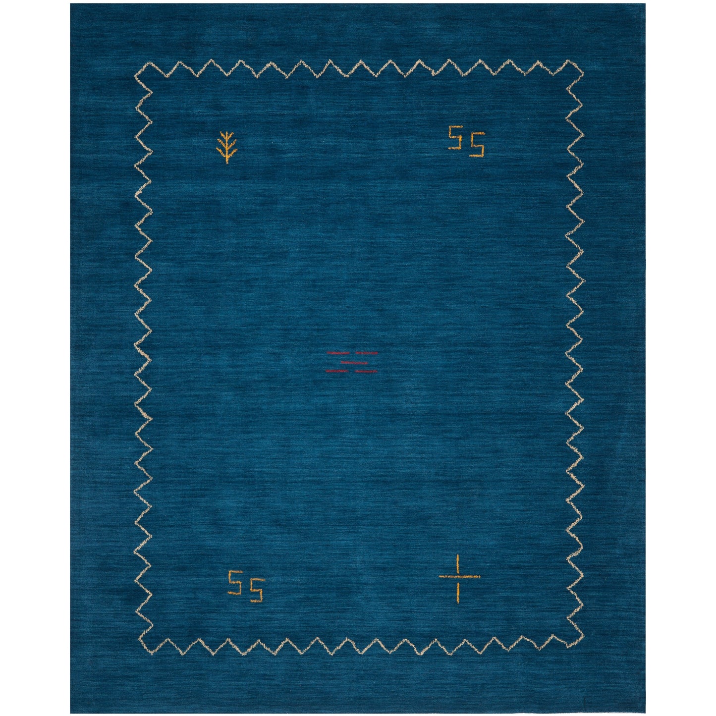 Tapis de couloir SAFAVIEH fait main en laine Gabbeh Himalaya Eraclia