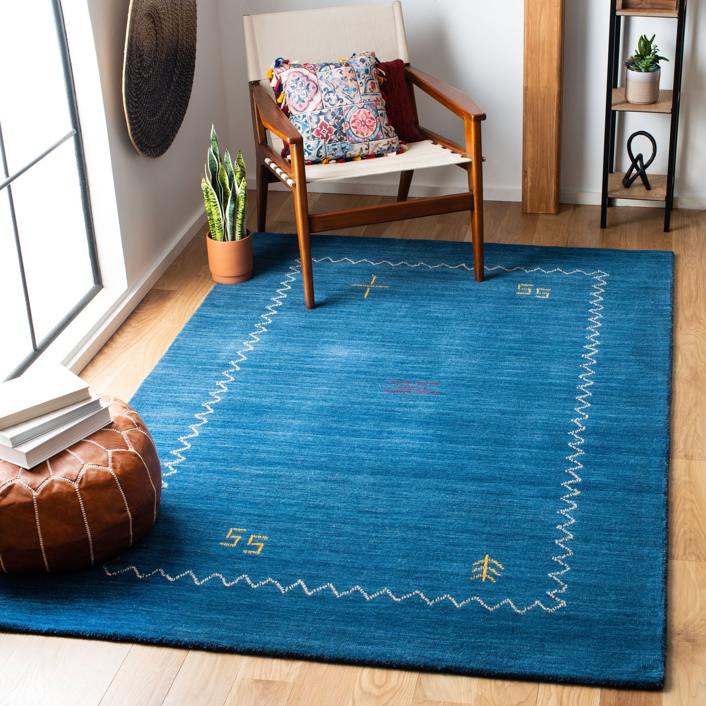 Tapis de couloir SAFAVIEH fait main en laine Gabbeh Himalaya Eraclia