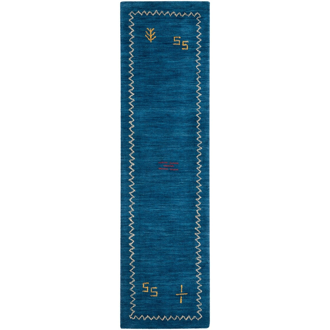 Tapis de couloir SAFAVIEH fait main en laine Gabbeh Himalaya Eraclia