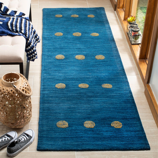 Tapis moderne en laine fait main SAFAVIEH Himalaya Poppy Glossary