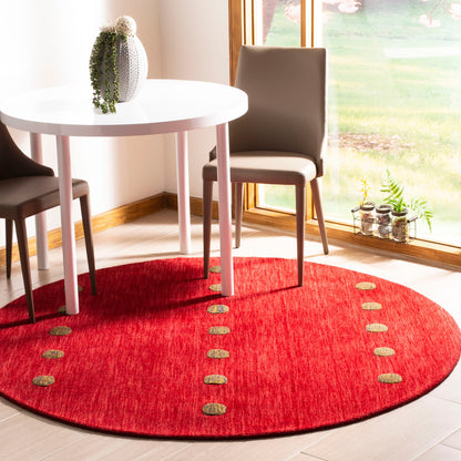 Tapis moderne en laine fait main SAFAVIEH Himalaya Poppy Glossary