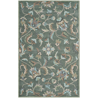 Tapis en laine floral fait main SAFAVIEH Jardin Aase Country