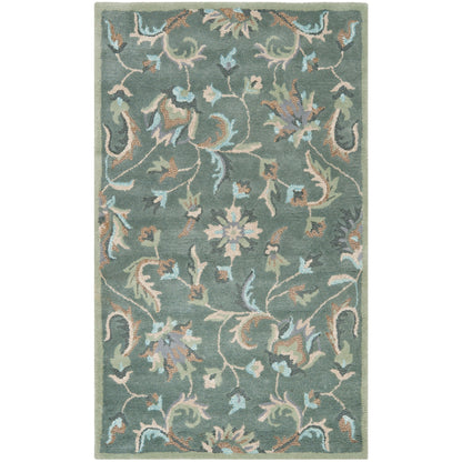 Tapis en laine floral fait main SAFAVIEH Jardin Aase Country