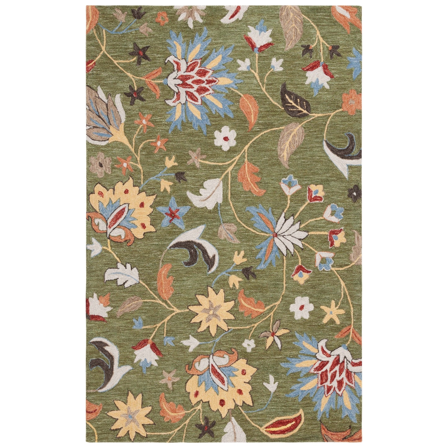 Tapis en laine fait main SAFAVIEH Jardin Asya Country