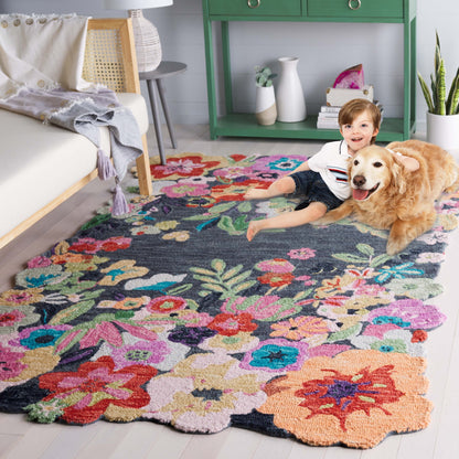 Tapis en laine fait main SAFAVIEH Jardin Malfrid Country