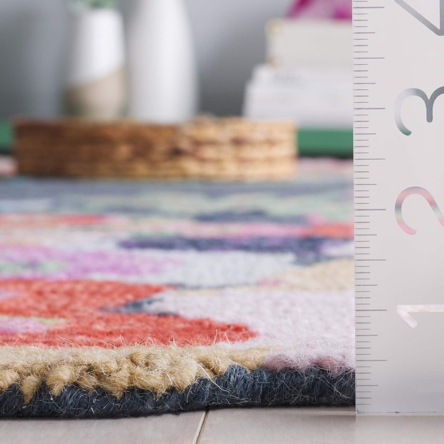 Tapis en laine fait main SAFAVIEH Jardin Malfrid Country