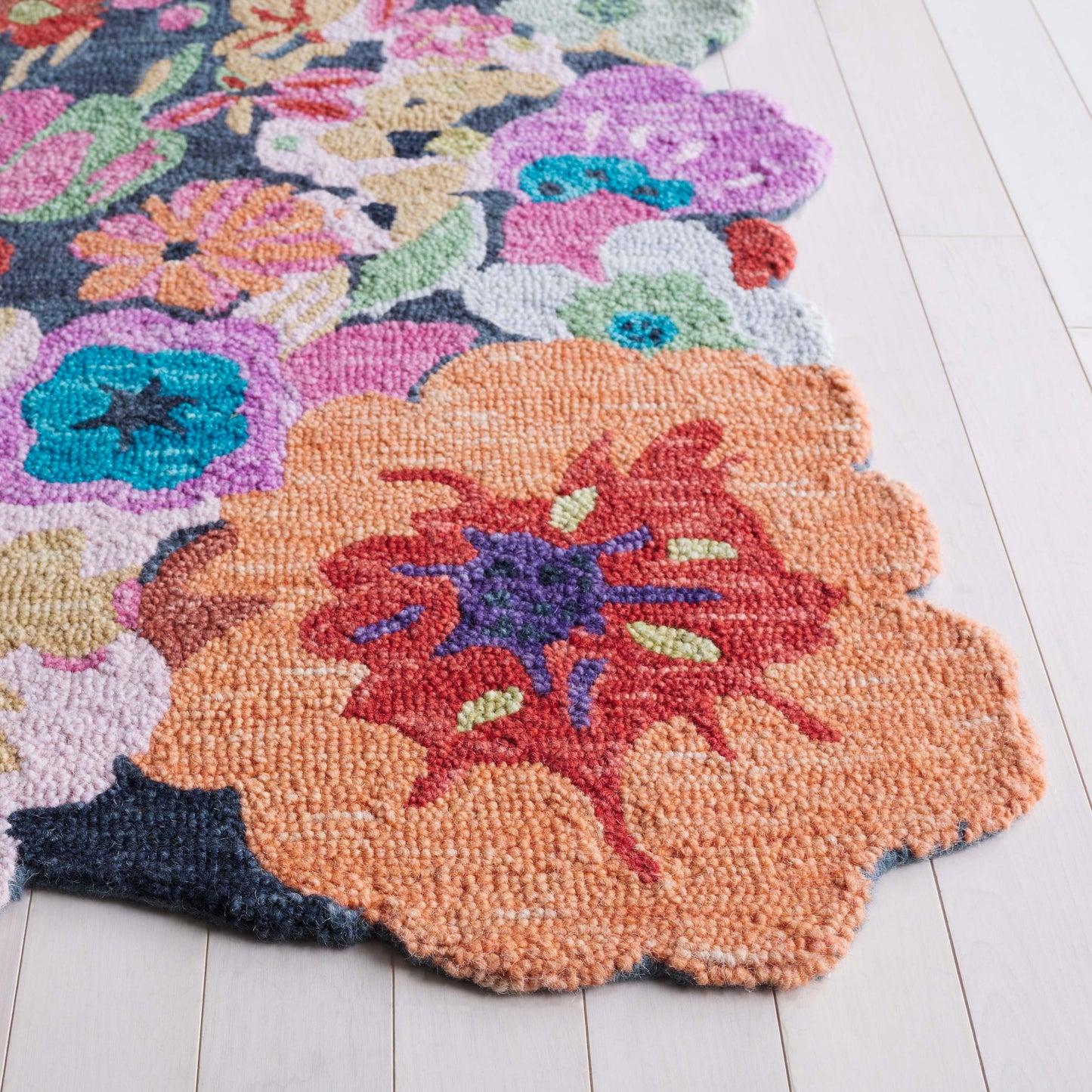 Tapis en laine fait main SAFAVIEH Jardin Malfrid Country