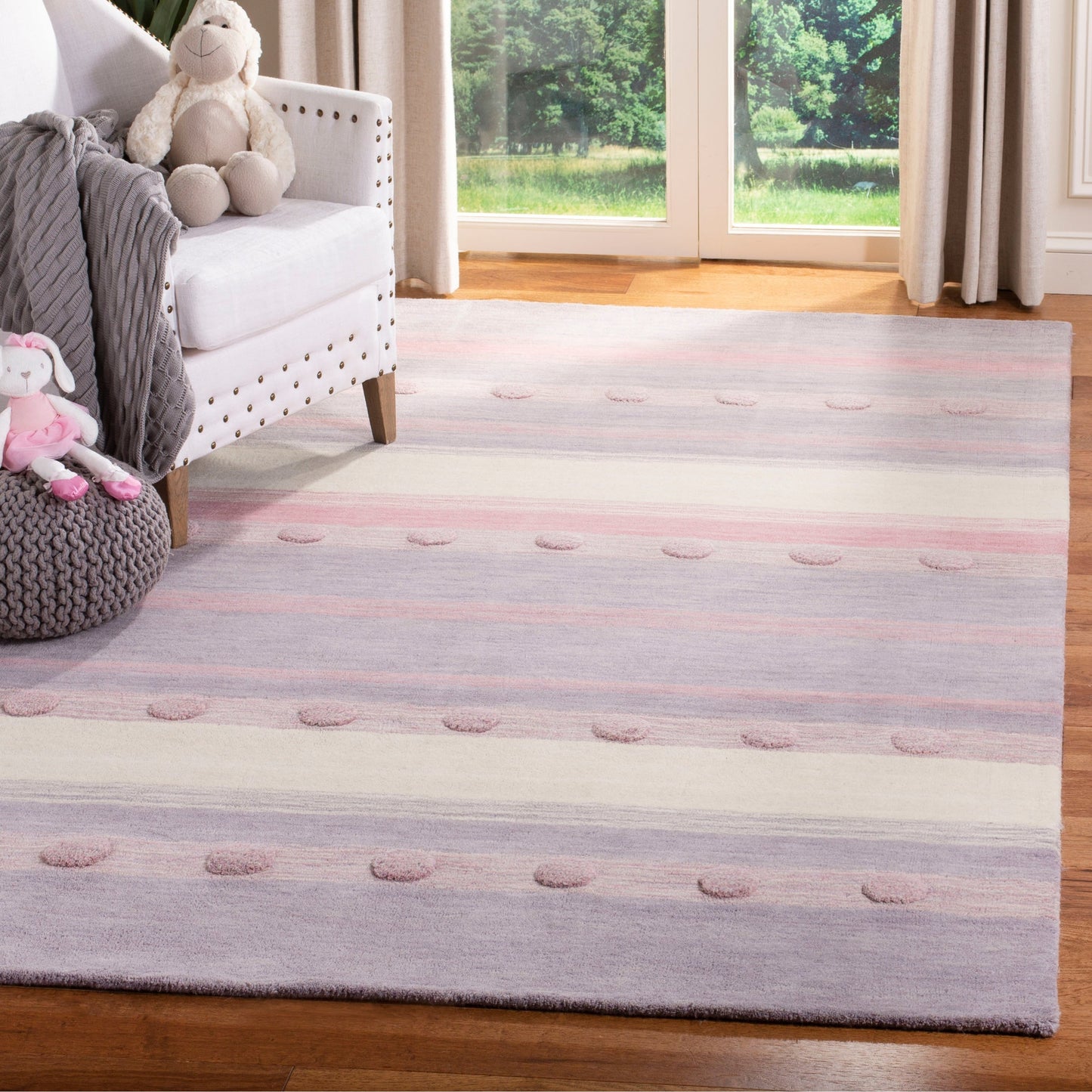 Tapis en laine Kayli fait main pour enfants SAFAVIEH