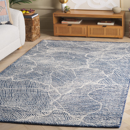 Tapis en laine fait main SAFAVIEH Metro Rozsika de style campagnard français