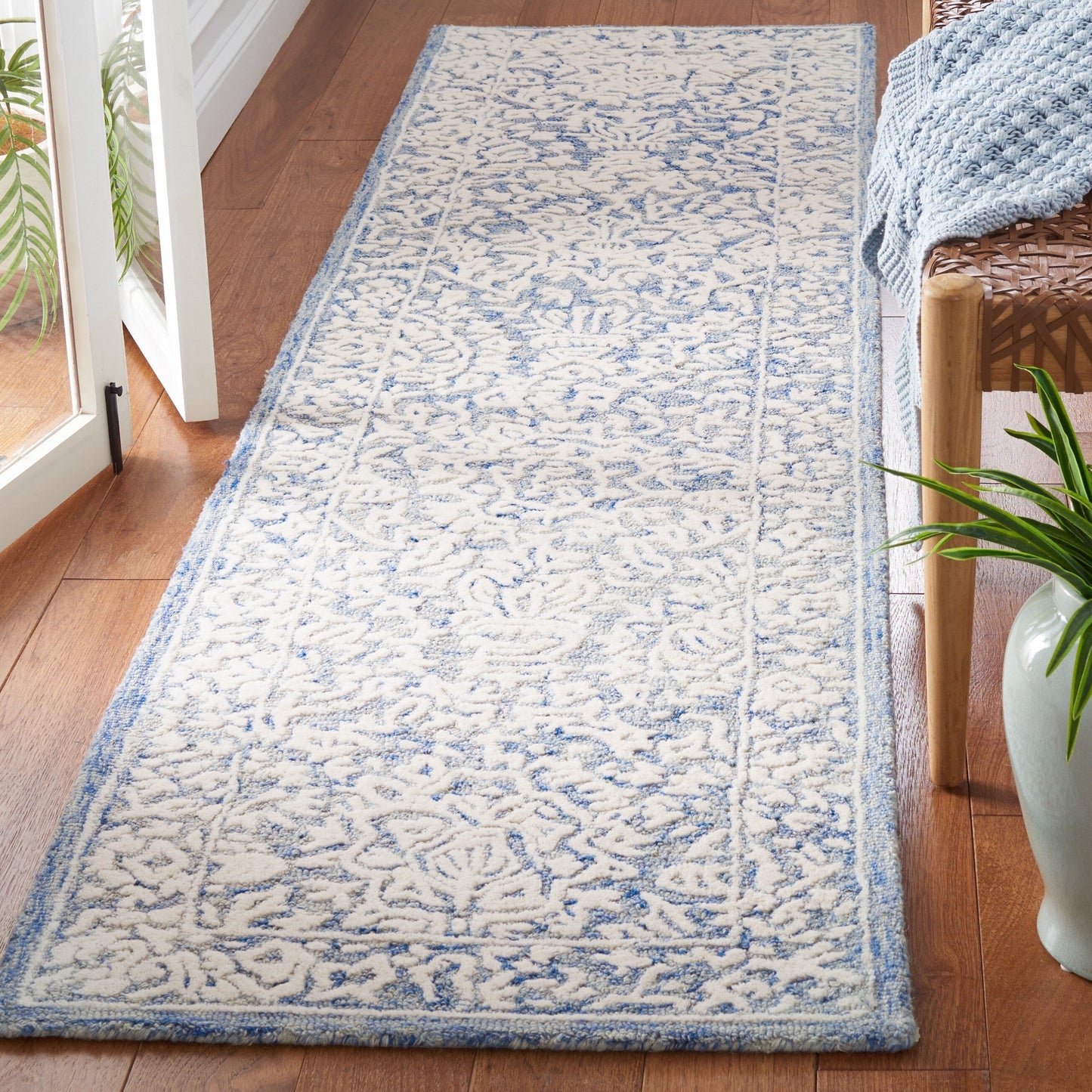 Tapis en laine fait main Metro Suada de style campagnard français SAFAVIEH