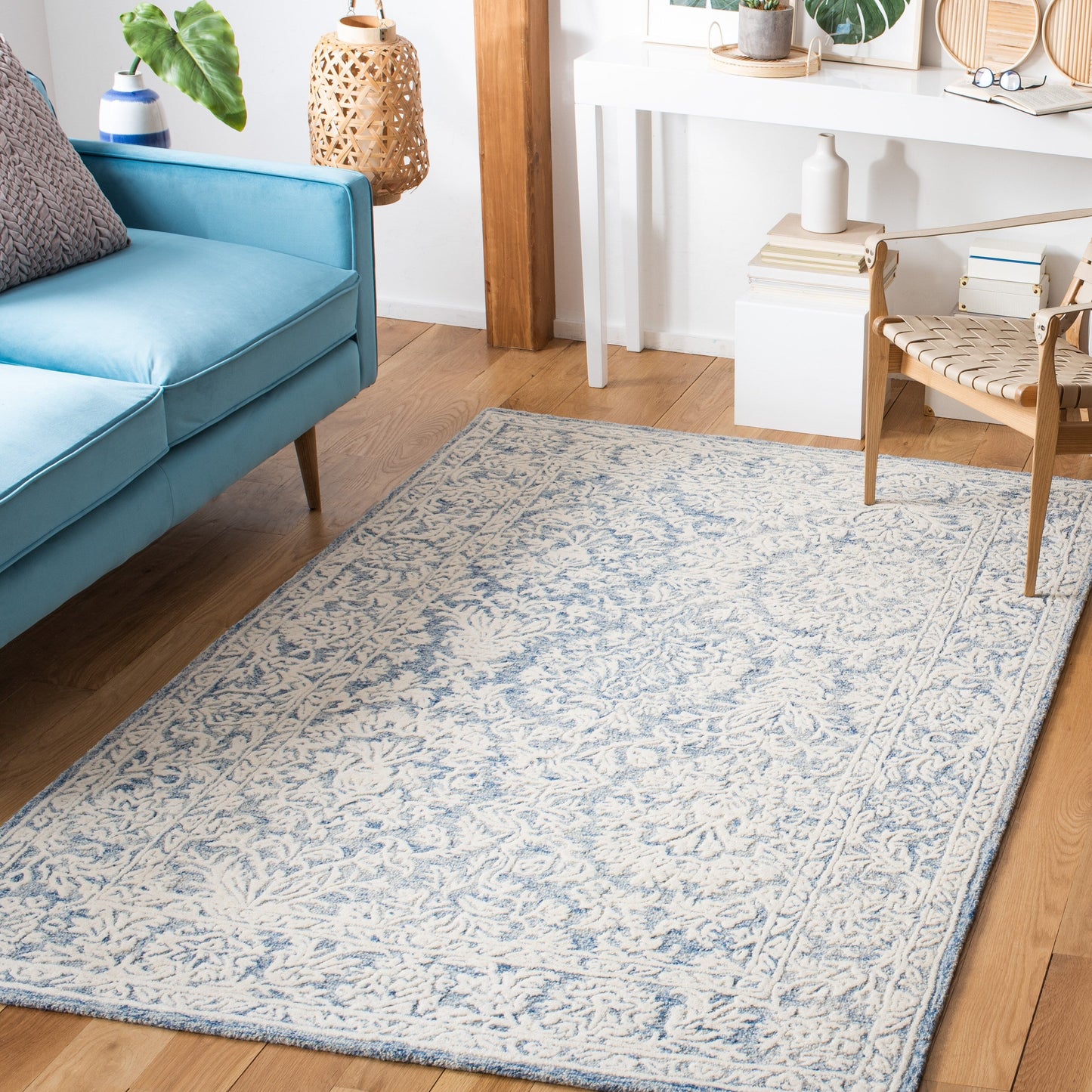 Tapis en laine fait main Metro Suada de style campagnard français SAFAVIEH