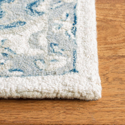 Tapis en laine SAFAVIEH à micro-boucles, motif médaillon Gulseven, fait main