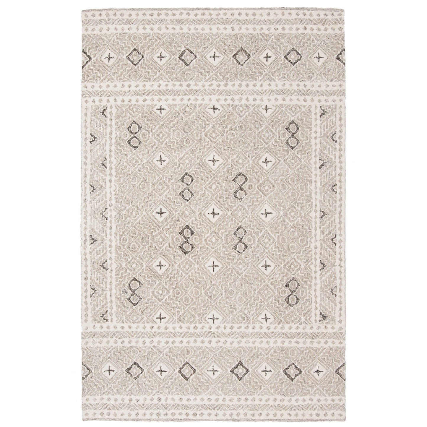 Tapis en laine Lutetia micro-bouclé fait main SAFAVIEH