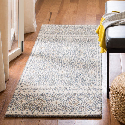Tapis en laine Lutetia micro-bouclé fait main SAFAVIEH