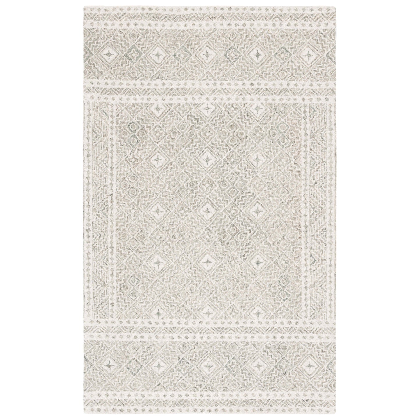Tapis en laine Lutetia micro-bouclé fait main SAFAVIEH