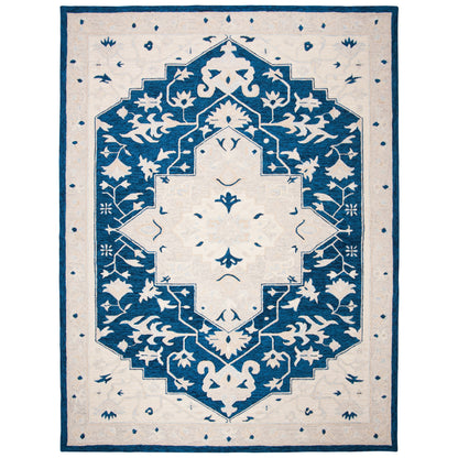 Tapis en laine Selveta micro-bouclé fait main SAFAVIEH