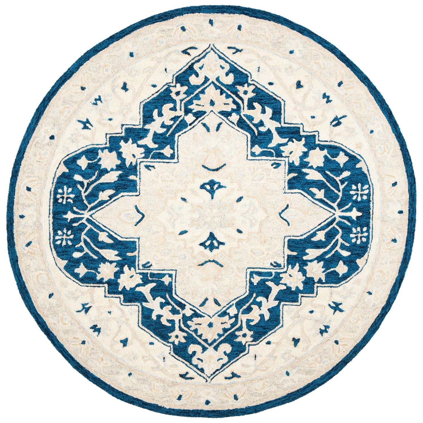 Tapis en laine Selveta micro-bouclé fait main SAFAVIEH