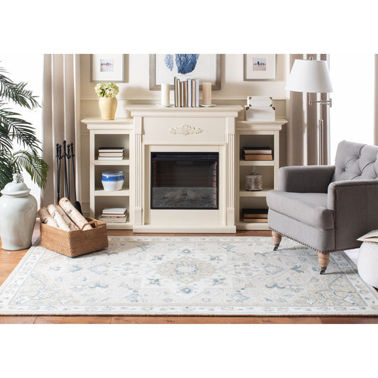 Tapis en laine Selveta micro-bouclé fait main SAFAVIEH