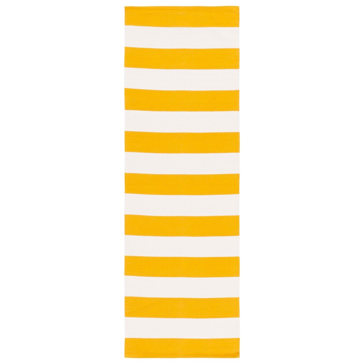 Tapis SAFAVIEH Montauk à rayures Geltrude en coton tissé plat fait main