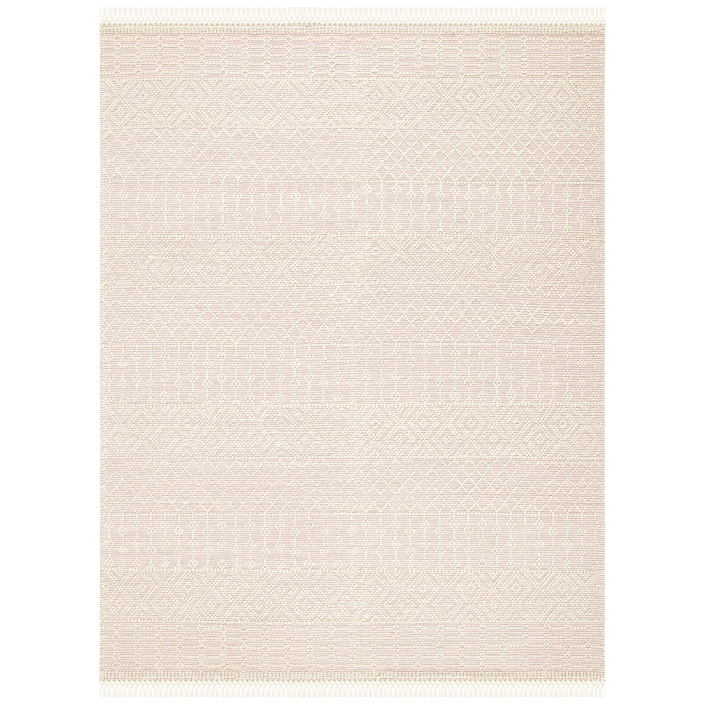 Tapis à franges en laine Natura Estel fait main SAFAVIEH