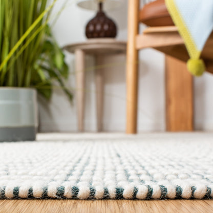 Tapis à franges en laine Natura Estel fait main SAFAVIEH