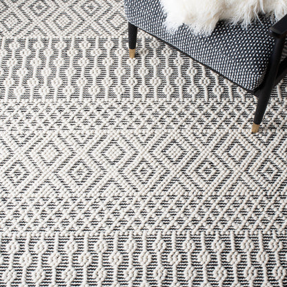 Tapis à franges en laine Natura Estel fait main SAFAVIEH