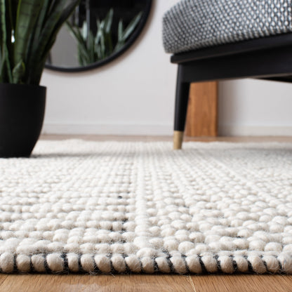 Tapis à franges en laine Natura Estel fait main SAFAVIEH