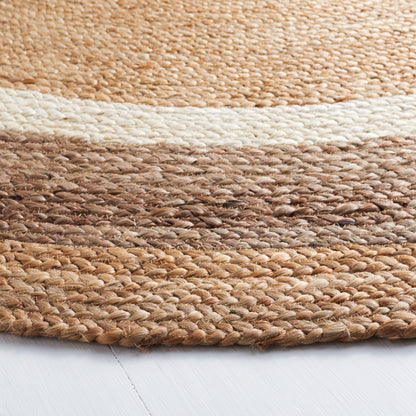SAFAVIEH Tapis en jute avec bordure Antonije en fibre naturelle fait à la main