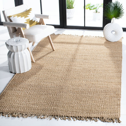Tapis à franges en jute Eybjorg en fibres naturelles fait main SAFAVIEH