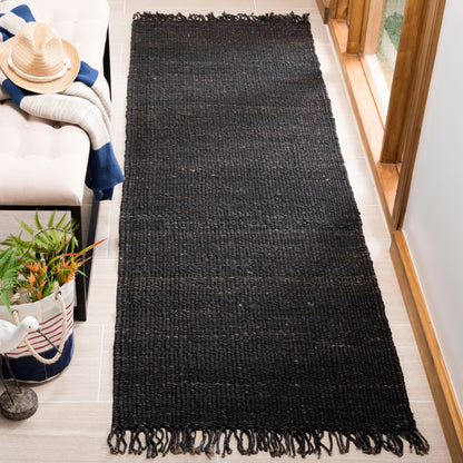 Tapis à franges en jute Eybjorg en fibres naturelles fait main SAFAVIEH