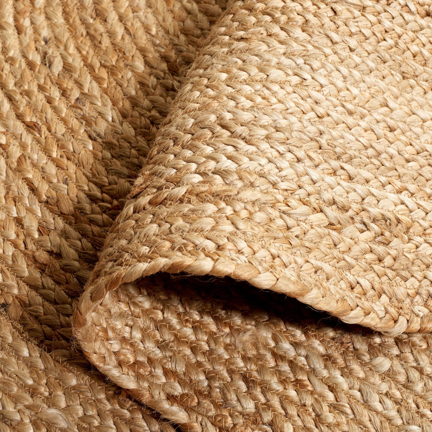 Tapis rond en jute à bordure Jolette en fibres naturelles fait main SAFAVIEH