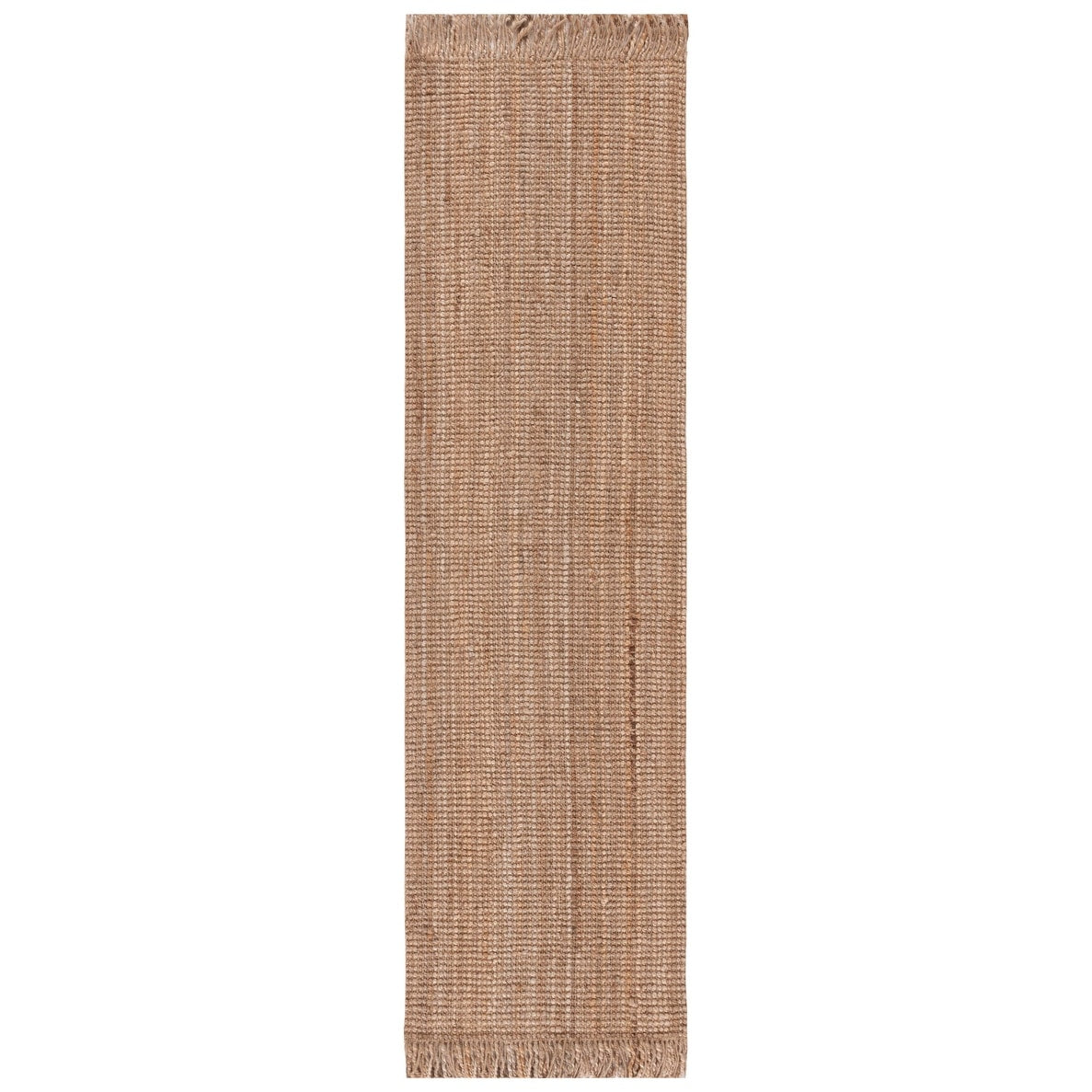 Tapis Mirnesa en jute fait main en fibre naturelle avec franges SAFAVIEH