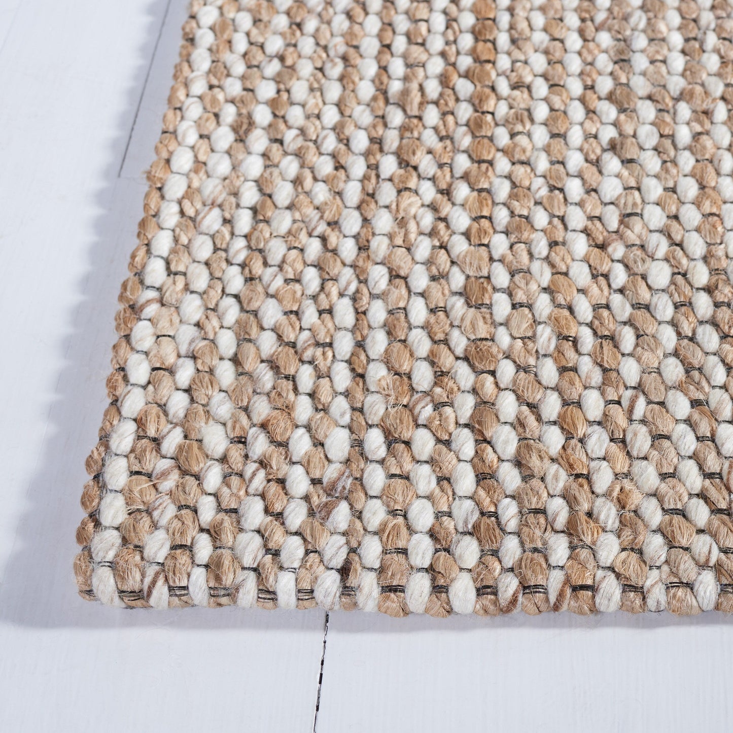 Tapis SAFAVIEH fait main en fibre naturelle Yareli jute et laine.