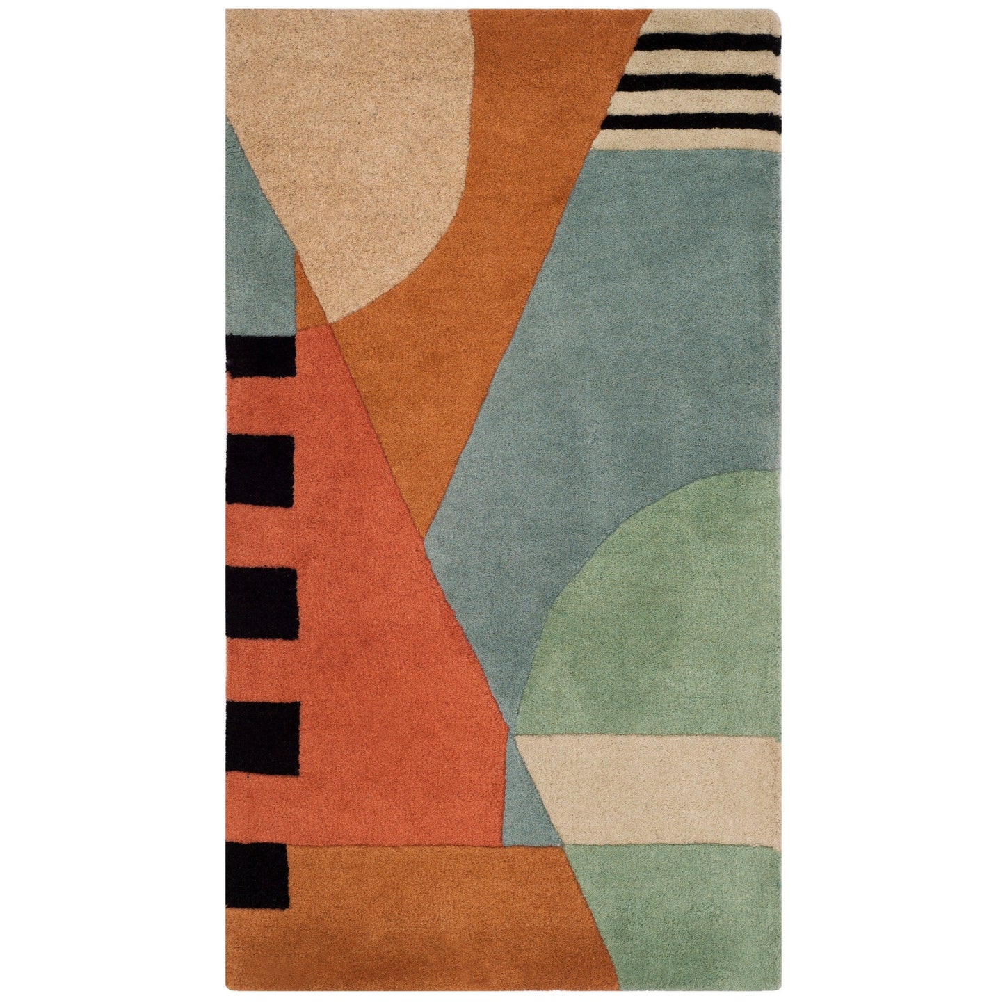 SAFAVIEH Fait main Rodeo Drive Willow Mid-Century Modern Abstract Wool