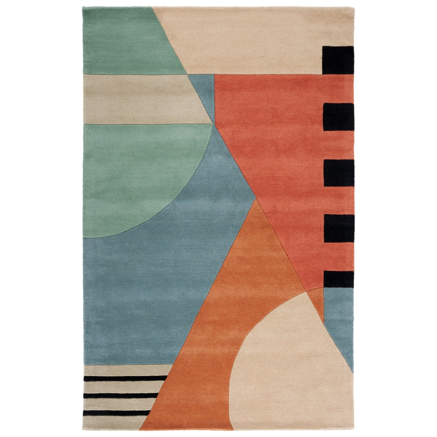 SAFAVIEH Fait main Rodeo Drive Willow Mid-Century Modern Abstract Wool