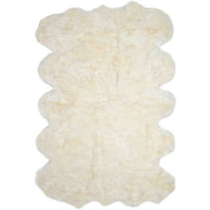 Tapis en peau de mouton véritable Brittnie fait main SAFAVIEH
