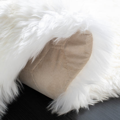 Tapis en peau de mouton véritable Brittnie fait main SAFAVIEH