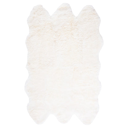 Tapis en peau de mouton véritable Brittnie fait main SAFAVIEH