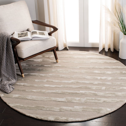 Tapis en laine NZ Soho Kikue Stripes fait main SAFAVIEH