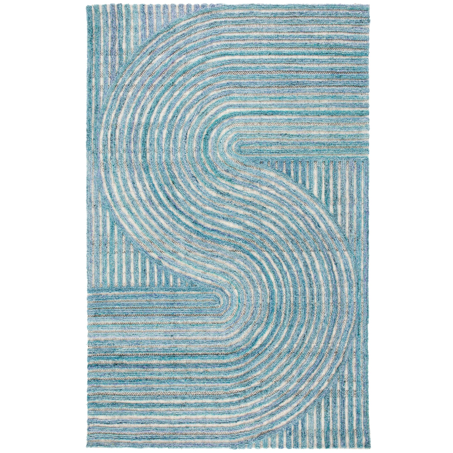 Tapis abstrait en laine fait main SAFAVIEH Southampton Asha