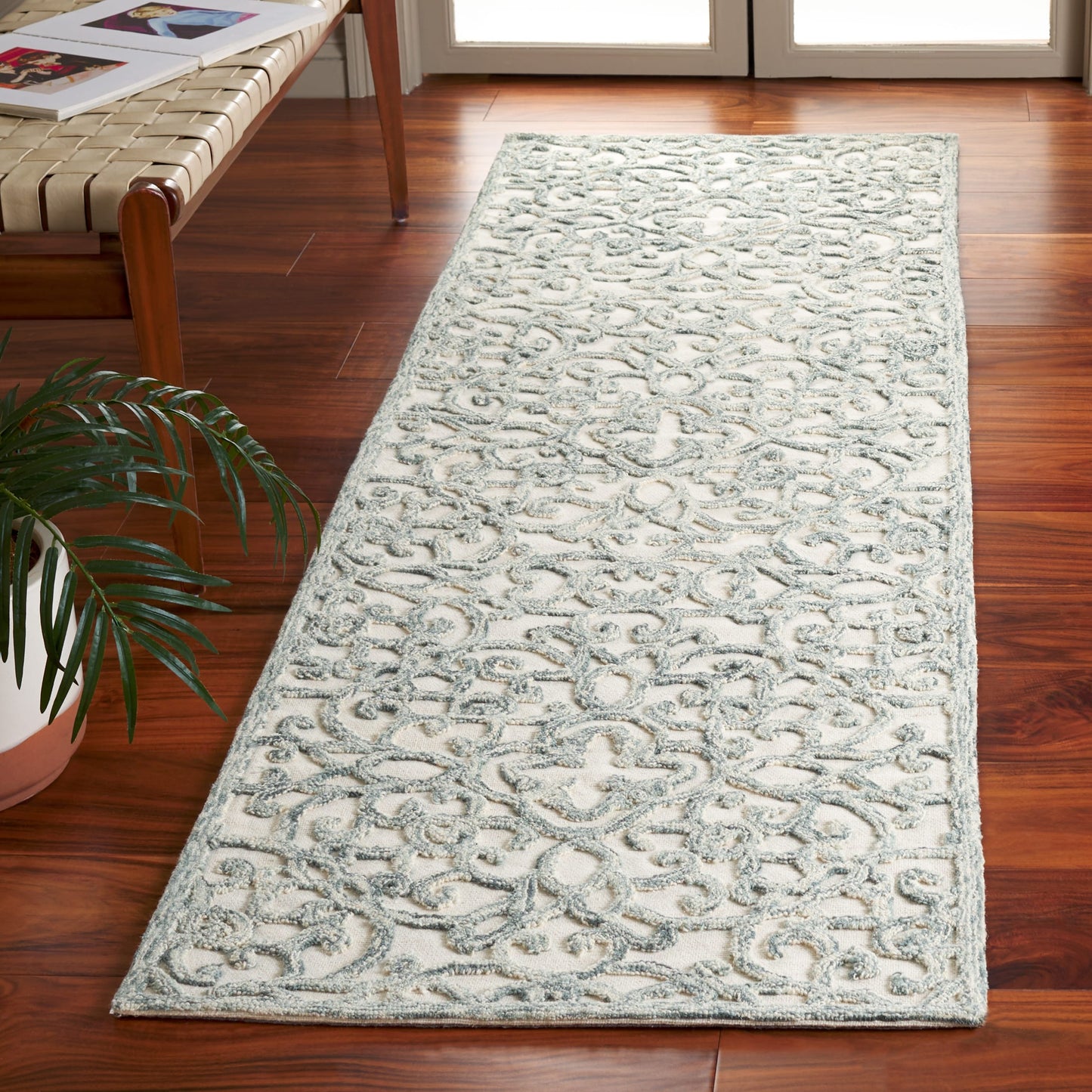 Tapis en laine moderne fait main SAFAVIEH Trace Racheal