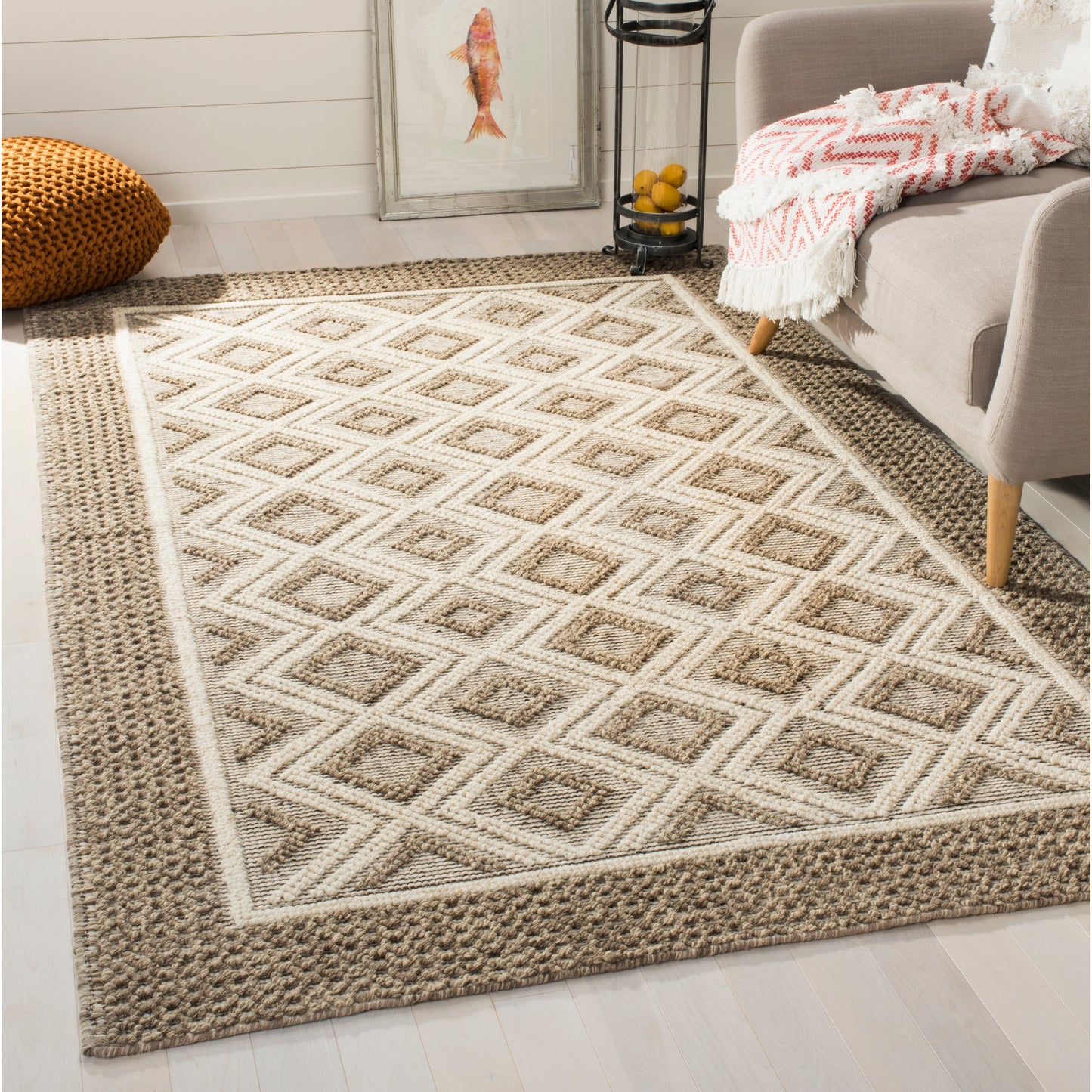 Tapis en laine Shonna du Vermont fait main SAFAVIEH