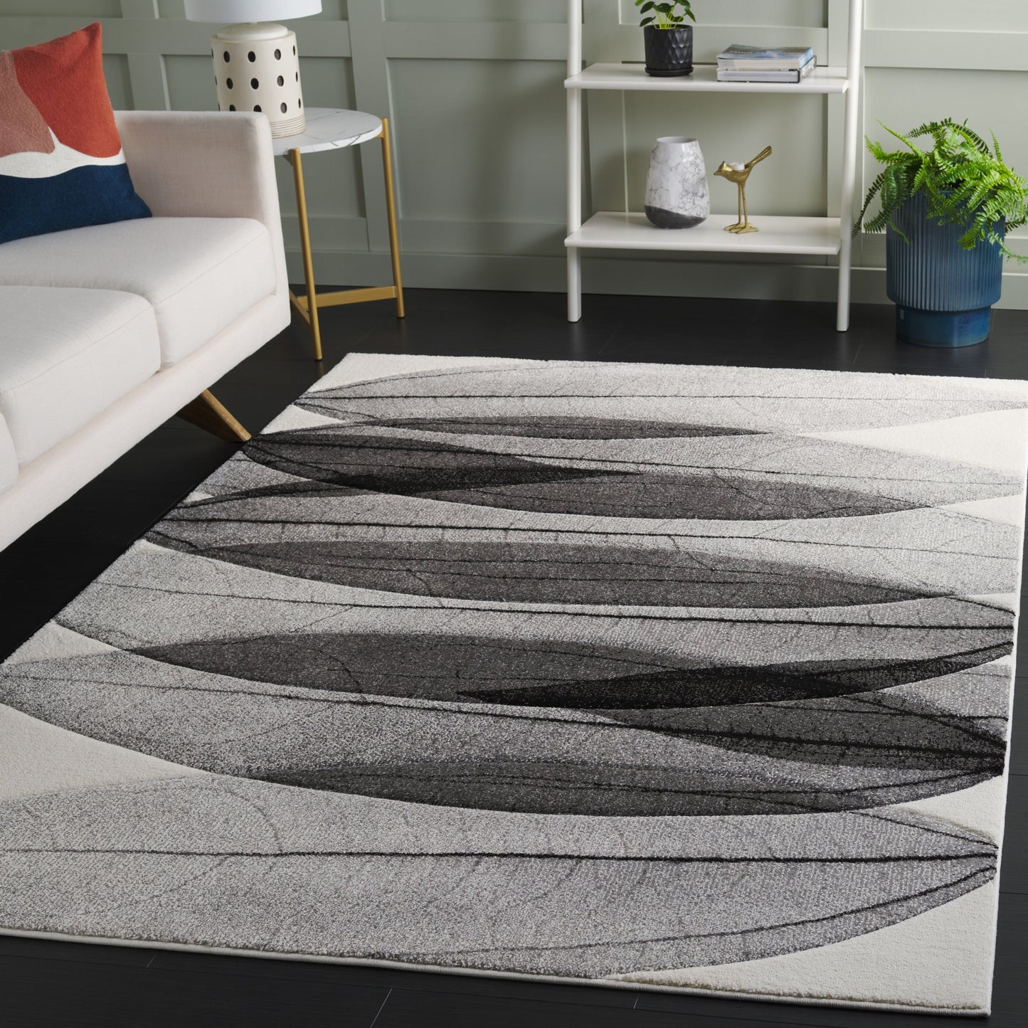 Tapis abstrait moderne du milieu du siècle SAFAVIEH Hollywood Josefine