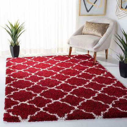 Tapis SAFAVIEH Hudson Shag Jeryl Glam Trellis de 5 cm d'épaisseur