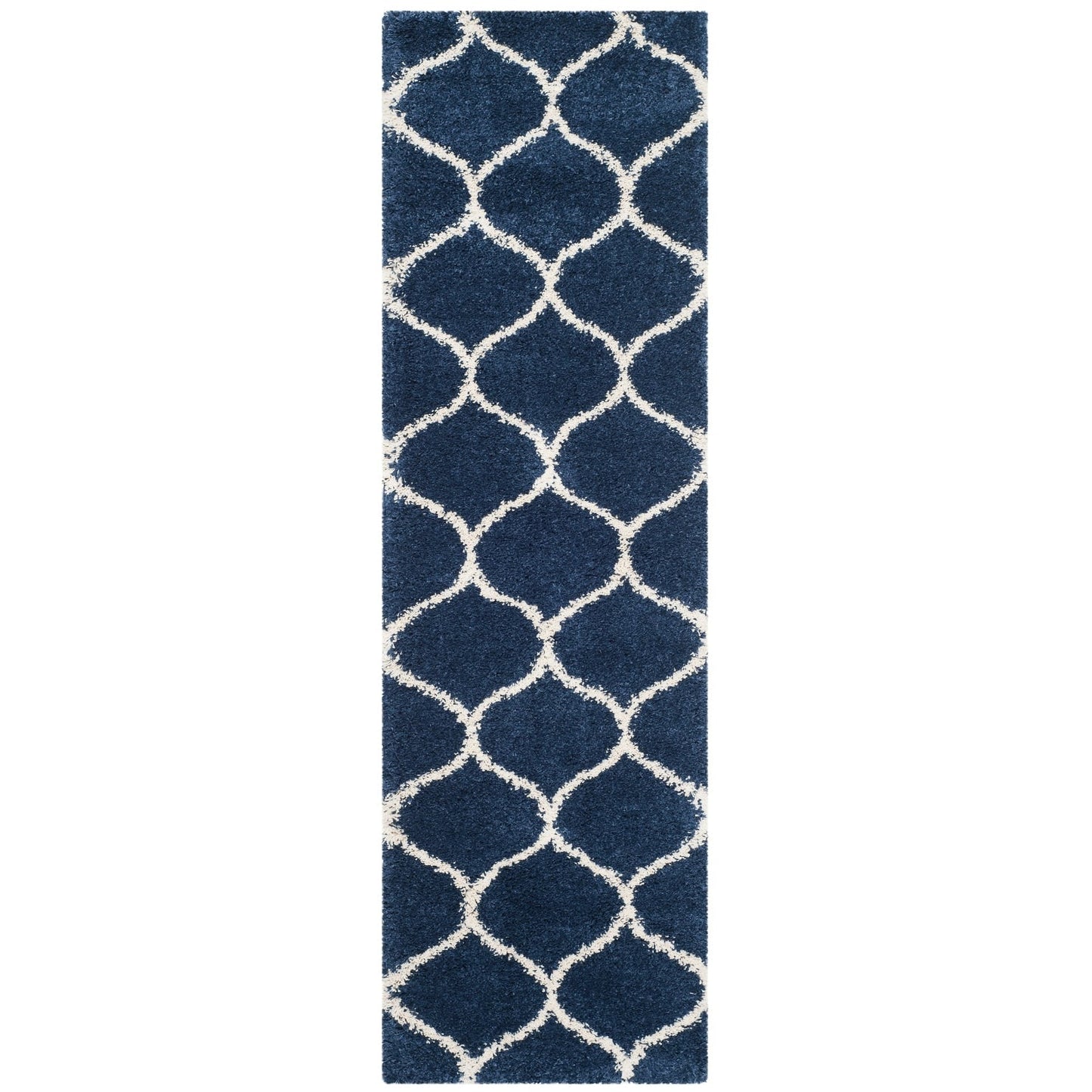 Tapis SAFAVIEH Hudson Shag Pushpa Trellis de 2 pouces d'épaisseur