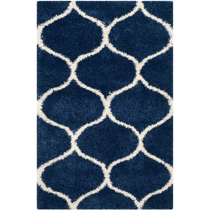 Tapis SAFAVIEH Hudson Shag Pushpa Trellis de 2 pouces d'épaisseur